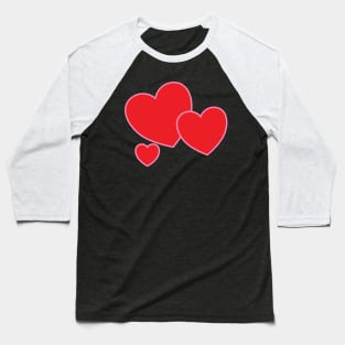 Red Hearts Baseball T-Shirt